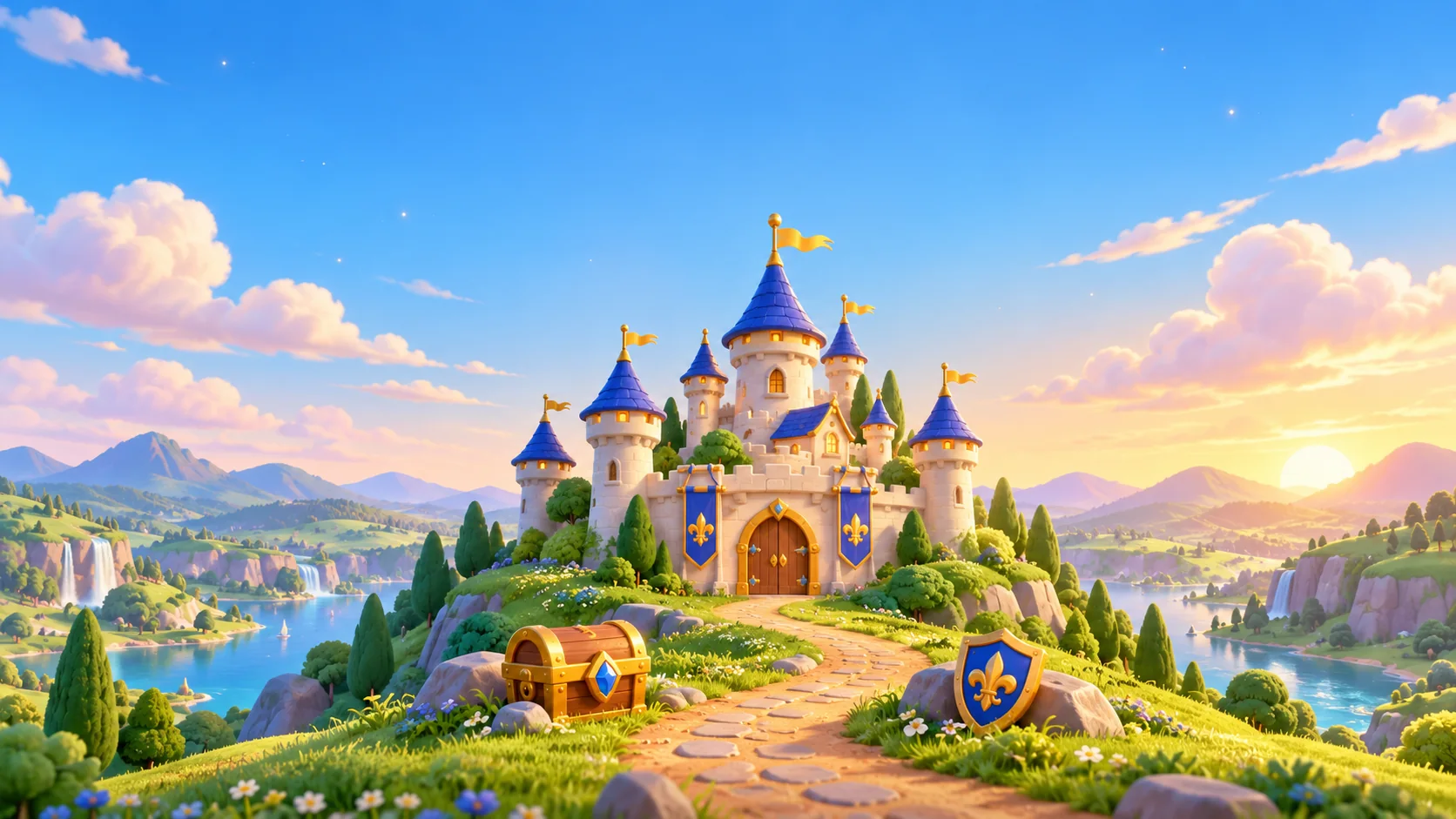 Explore HomeQuest’s colourful castle kingdom